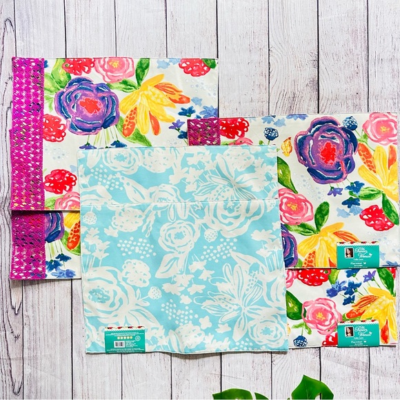 Pioneer Woman Celia Lace Reversible Placemats NEW (6) - Picture 5 of 8